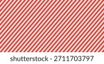 Slanting lines and halftone dots in red colors, Seamless background christmas or winter theme background, Red stripes pattern on white background.