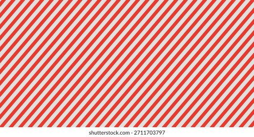 Slanting lines and halftone dots in red colors, Seamless background christmas or winter theme background, Red stripes pattern on white background.