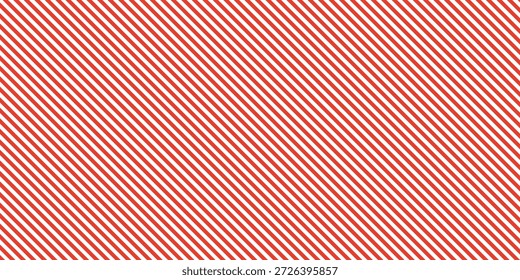 Slanting lines and halftone dots in red colors, Seamless background christmas or winter theme background, Red stripes pattern on white background.