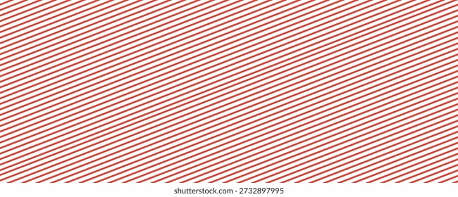 Slanting lines and halftone dots in red colors, Seamless background christmas or winter theme background, Red stripes pattern on white background.