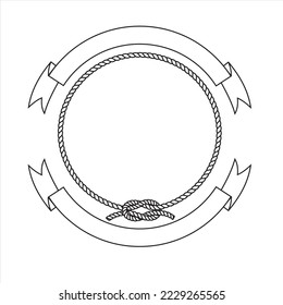 nudo de cuerda de barra diagonal para el logotipo del vector