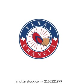 slapping hand logo using slippers