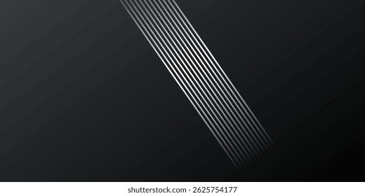 Slash line background with diagonal lines black color. modern	