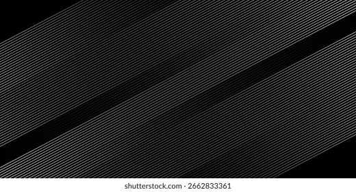 Slash line background with diagonal lines black color. modern	
