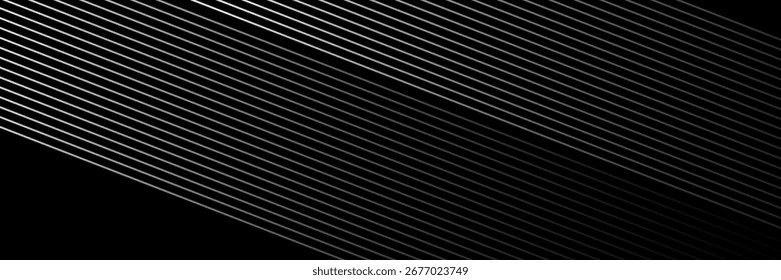 Slash line background with diagonal lines black color. modern	