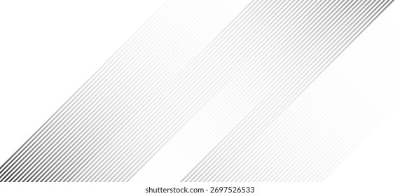Slash Linie Hintergrund mit diagonalen Linien schwarz Farbe. modern. Abstrakte nahtlose moderne weiße und graue Farbtechnologie Konzept geometrische Linie Vektor Hintergrund