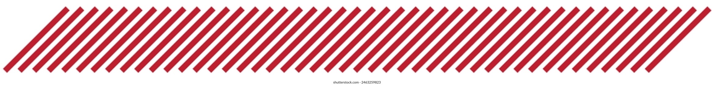 Slash line. Border with diagonal lines. Angle of tilt stripes. Red pattern of footer isolated vector on white background. eps 10