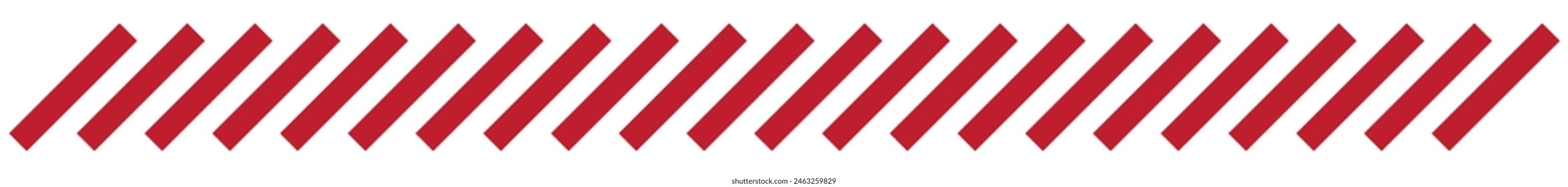Slash line. Border with diagonal lines. Angle of tilt stripes. Red pattern of footer isolated vector on white background. eps 10