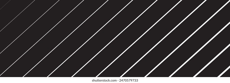 Slash line. Border with diagonal lines. Angle of tilt stripes. Black pattern of footer isolated vector on white background.