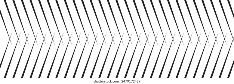 Slash line. Border with diagonal lines. Angle of tilt stripes. Black pattern of footer isolated vector on white background.