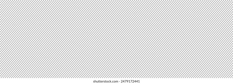 Slash line. Border with diagonal lines. Angle of tilt stripes. Black pattern of footer isolated vector on white background.