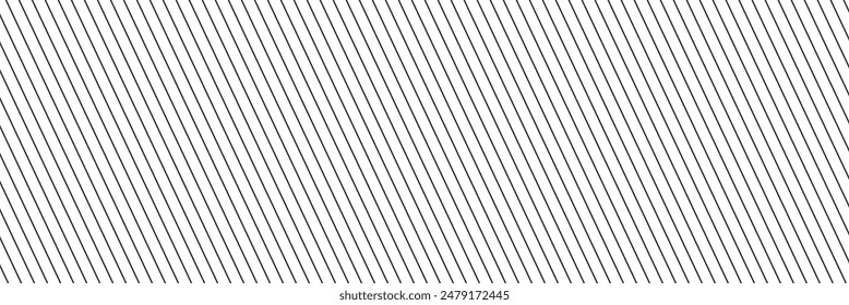 Slash line. Border with diagonal lines. Angle of tilt stripes. Black pattern of footer isolated vector on white background.