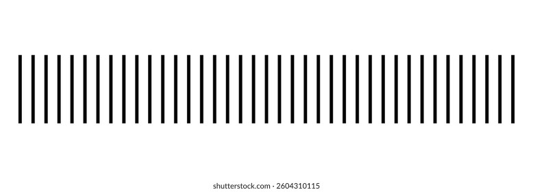Slash line. Border with diagonal lines. Angle of tilt stripes. Black pattern of footer isolated vector on white background. EPS 10 .
