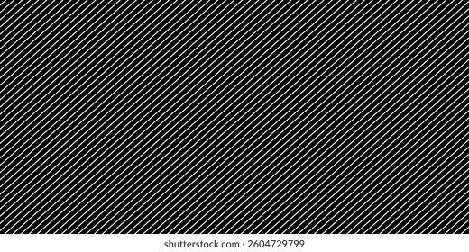 Slash line. Border with diagonal lines. Angle of tilt stripes. Black pattern of footer isolated vector on white background. vector