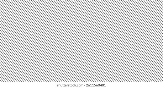 Slash line. Border with diagonal lines. Angle of tilt stripes. Black pattern of footer isolated vector on white background. vector ilustration