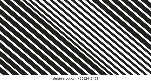 Slash line. Border with diagonal lines. Angle of tilt stripes. Black pattern of footer isolated vector on white background.eps10