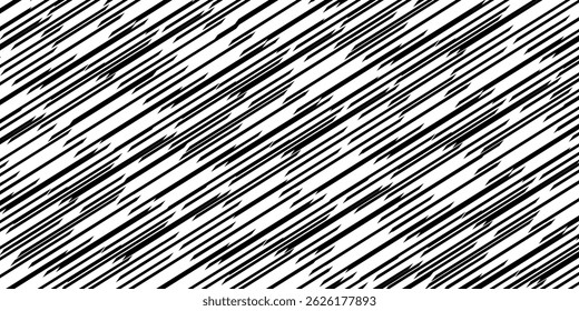 Slash line. Border with diagonal lines. Angle of tilt stripes. Black pattern of footer isolated vector on white background. modern
