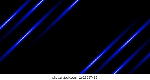 Slash line. Border with diagonal lines. Angle of tilt stripes. Black pattern of footer isolated vector on white background. modern
