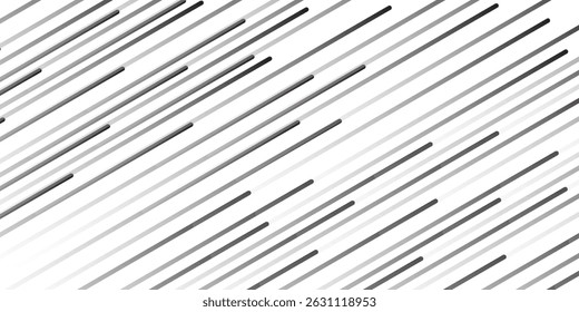 Slash line. Border with diagonal lines. Angle of tilt stripes. Black pattern of footer isolated vector on white background. modern
