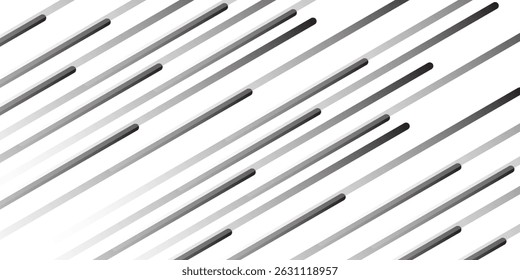 Slash line. Border with diagonal lines. Angle of tilt stripes. Black pattern of footer isolated vector on white background. modern
