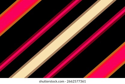 Slash line. Border with diagonal lines. Angle of tilt stripes
