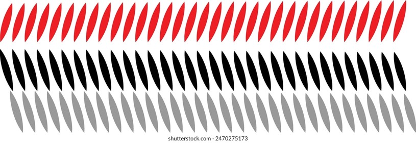 Borde de línea diagonal. Tira divisoria de líneas paralelas diagonales. Borde abstracto geométrico de la tira de inclinación. Divisor de barras. Ilustración vectorial aislada sobre fondo blanco.