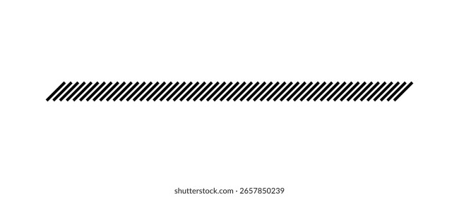 Slash line vector design footer modern border 