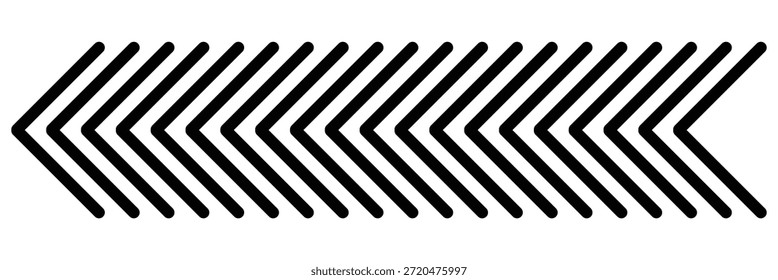 Patrón de líneas de corte. Borde con rayas paralelas inclinadas. Ornamento del bordado con las puntadas inclinadas en el fondo blanco. Impresión geométrica para cinta de precaución o barrera.  Eps 10