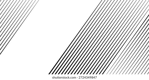 Fundo de linha moderno da barra com linhas diagonais cor preta abstrata. ilustração vetorial eps10