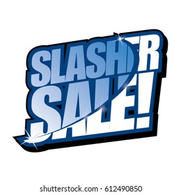 Slasher Sale Vector Headline Vector Headline Event