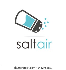 slat bottle logo design template
