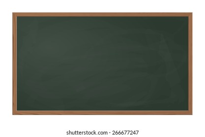 slate blackboard green with wooden frame