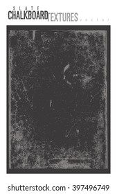 Slate Chalkboard textures Vector