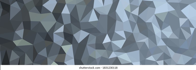 Slate gray abstract background. Geometric vector illustration. Colorful 3D wallpaper.