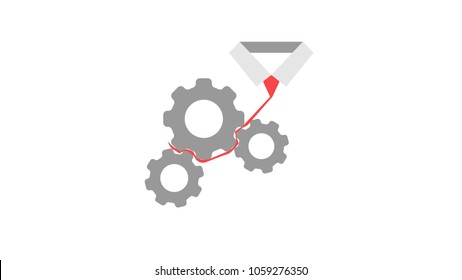 slave - stuck between gears tie