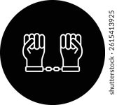 Slavery vector icon. Can be used for printing, mobile and web applications.