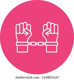 Icono vector de esclavitud. Se puede usar para imprimir, móviles y aplicaciones web.