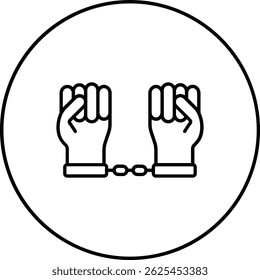 Slavery vector icon. Can be used for printing, mobile and web applications.