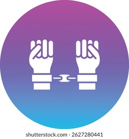 Slavery vector icon. Can be used for printing, mobile and web applications.