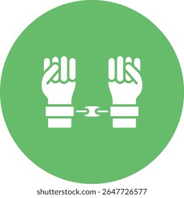 Slavery vector icon. Can be used for printing, mobile and web applications.