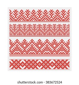 Slavic Ethnic Ornament. Vector Illustration, Seamless Pattern.