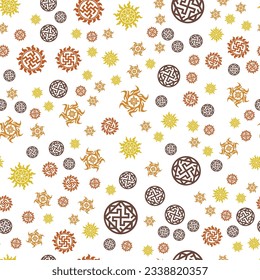 Slavic seamless pattern, texture for paper or fabric