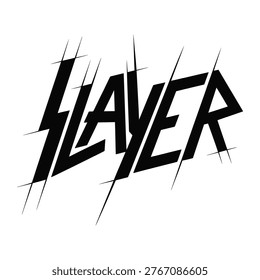 Slayer unique vector logo  design 