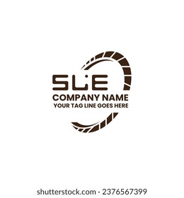 SLE letter logo vector design, SLE simple and modern logo. SLE luxurious alphabet design  