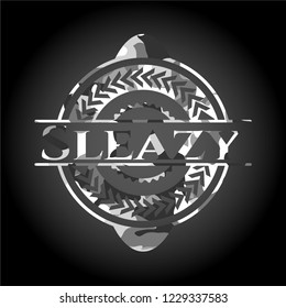 Sleazy on grey camo texture