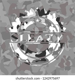 Sleazy on grey camouflage pattern