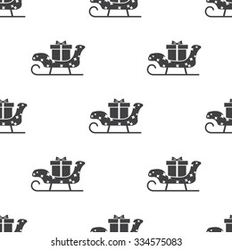 Sled icon. 