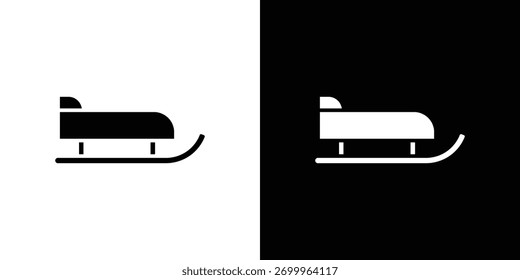 Sled icon concept design element. pictogram icons.