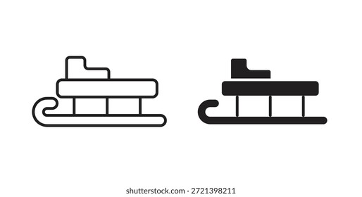 Conjunto de conceitos do ícone de slide. Coleção de ícones simples