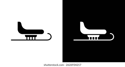 Sled icon concept, vector illustration